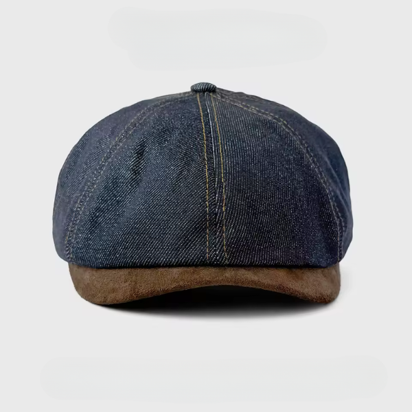 The Marsden | Eight-Panel Denim Cap