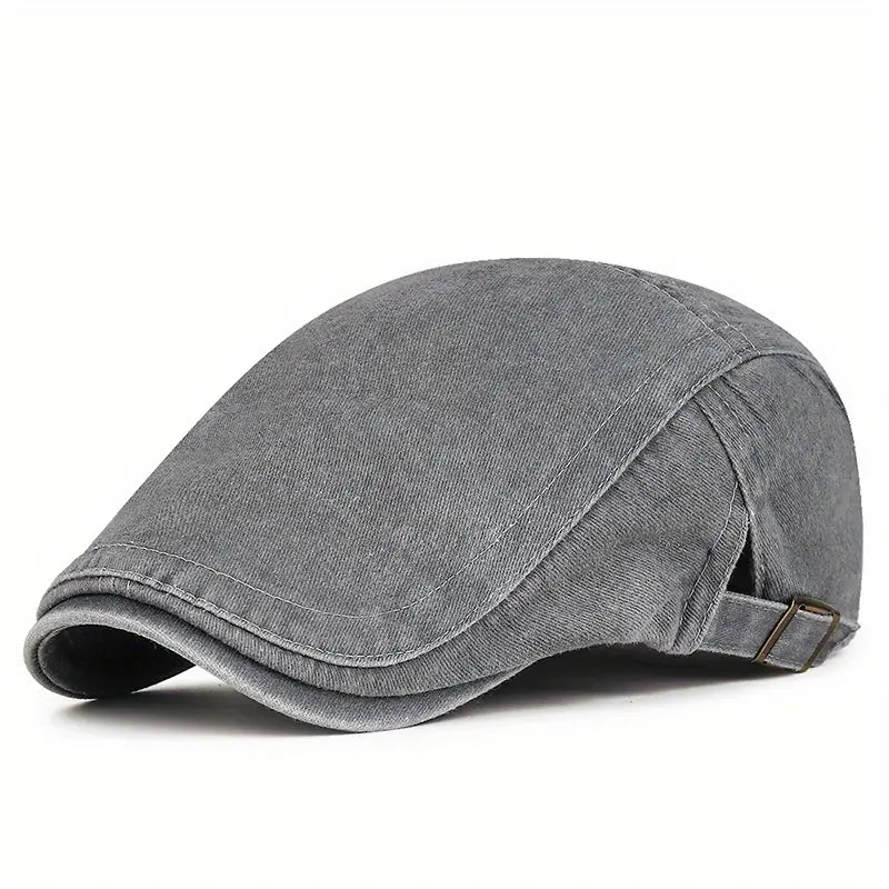 The Ashford | Washed Cotton Flat Cap