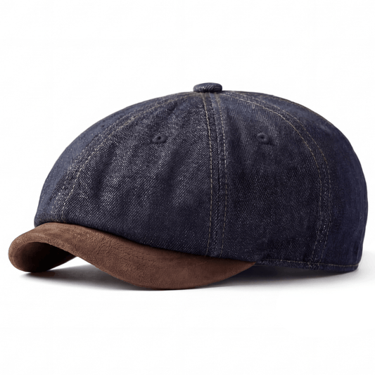 The Marsden | Eight-Panel Denim Cap
