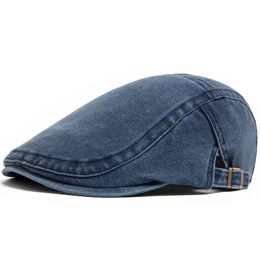 The Concord | Denim Flat Cap