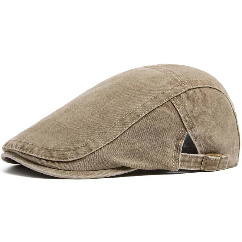 The Concord | Denim Flat Cap