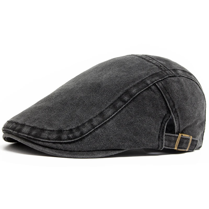 The Concord | Denim Flat Cap