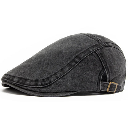 The Concord | Denim Flat Cap