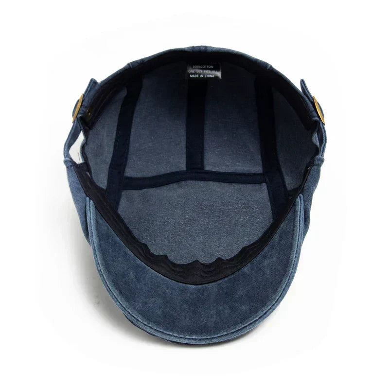 The Concord | Denim Flat Cap