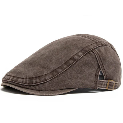 The Concord | Denim Flat Cap