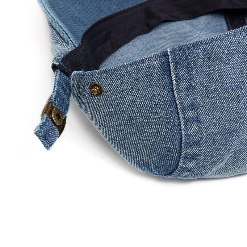 The Lockwood | Stonewashed Denim Flat Cap