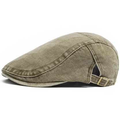 The Concord | Denim Flat Cap