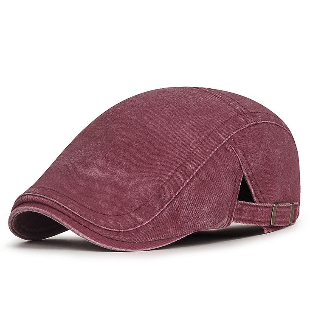 The Ashford | Washed Cotton Flat Cap
